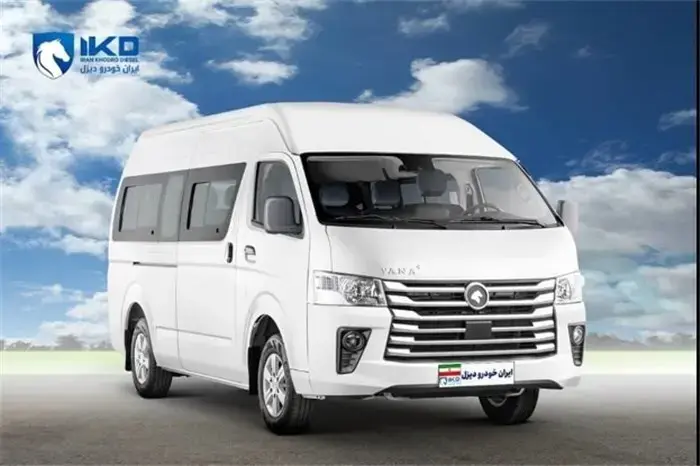 فروش ون‌ وانا نیوفیس یورو پنج ایران‌خودرو دیزل با قیمت قطعی و پرداخت مرحله‌ای