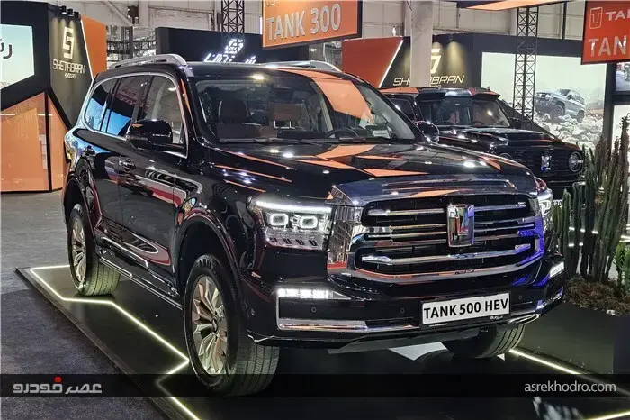 شاسی بلند 5متری هفت نفره «شتابران» TANK 500 HEV ؛«رییس بزرگ» بازار خودرو ایران