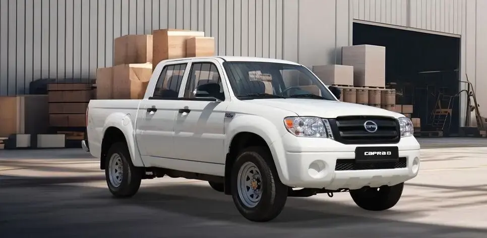 آغاز فروش نقدی–اعتباری وانت کاپرا B در مدل‌های تک‌کابین و دوکابین با تحویل فوری