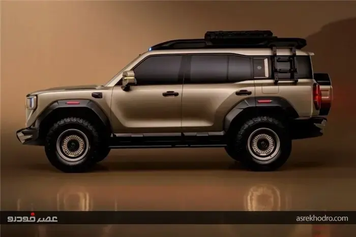 رونمایی از شاسی‌بلند لوکس و آفرودی هونگچی در نمایشگاه شانگهای