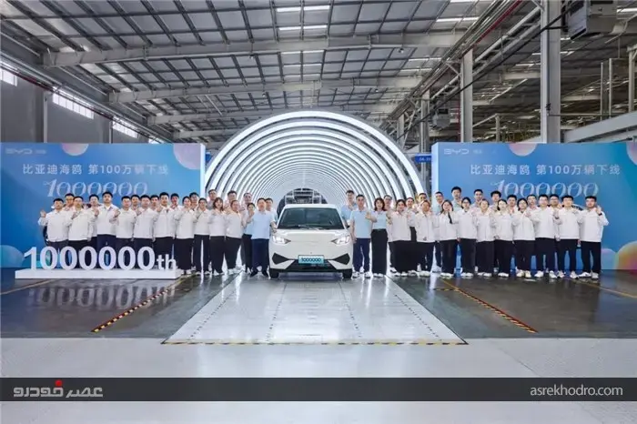 تولید بی وای دی Dolphin از یک میلیون دستگاه گذشت