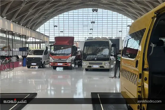 معرفی خودروهای جدید برقی ایران‌ خودرو دیزل در نمایشگاه حمل‌ونقل تهران