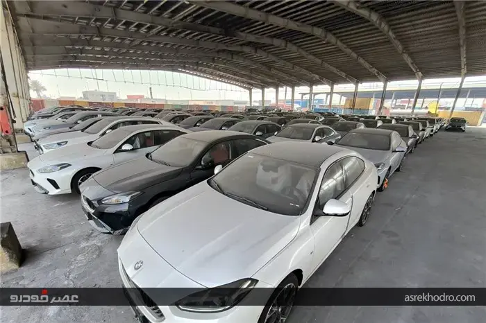 خودروهای ب‌ام‌و پرشیا خودرو در آستانه تحویل به مشتریان
