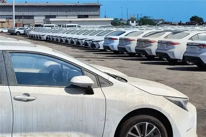 نصف خودروهای وارداتی در گمرک خاک می‌خورند