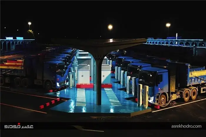 رونمایی هوآوی از اولین ایستگاه شارژ کامیون های سنگین در دنیا