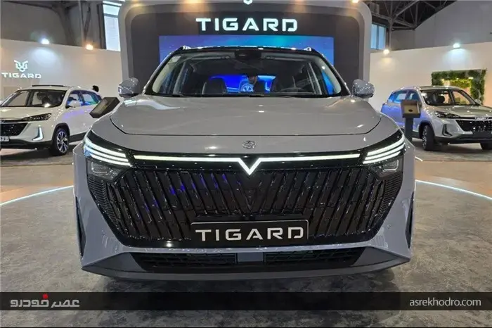 حضور تیگارد موتور در نمایشگاه خودرو مشهد 1404