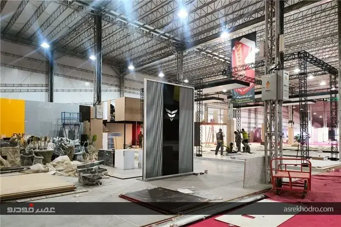 گزارش تصویری آماده سازی نمایشگاه خودرو همدان