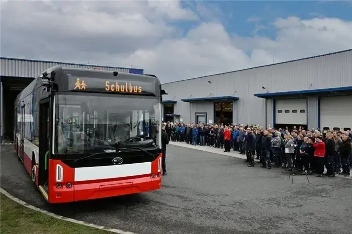 هزارمین اتوبوس برقی BYD در مجارستان تولید شد