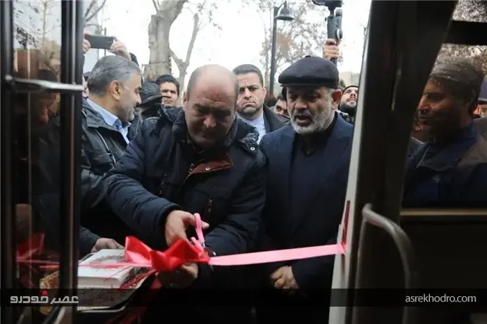 بهره برداری از مینی بوس های یورو 5 تولیدی شرکت پیشرو دیزل آسیا