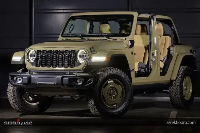 جیپ رنگلر 2025 با رنگ خاطره‌انگیز