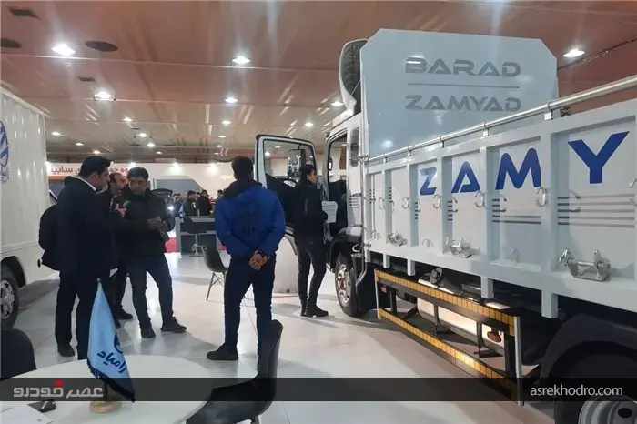 نمایش محصولات جدید زامیاد در نمایشگاه تحول خودرو تبریز